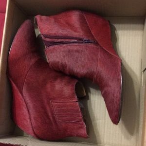 Calf Hair Booties